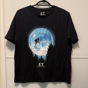 E.T. Black and Blue Graphic T-Shirt